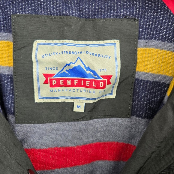 Penfield Kasson Jacket Men Medium Black Mountain Parka Field Utility 60/40 Lined - Picture 3 of 11